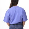 QA Oversized T-Shirt - Purple Blue