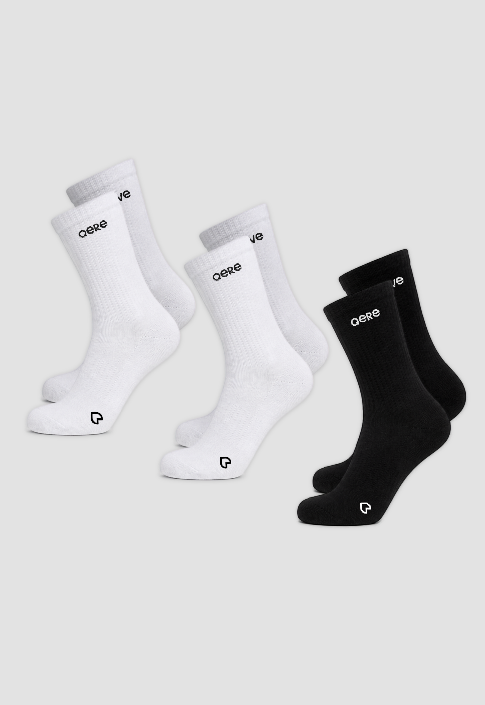 Qere Crew Socks (3 pares)